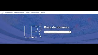UPR Info: La base de données screenshot 4
