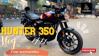 Hunter 350 Accessories for Touring #royalenfield #hunter350