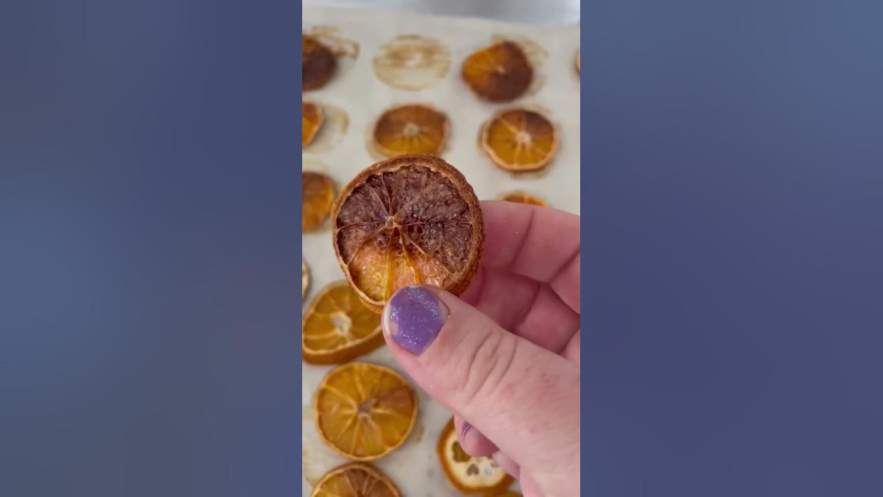 How to Make Dried Oranges Slices