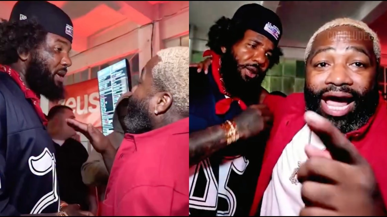 The Game G CHECKS Adrien Broner for Disrespecting Brandy and Makes Him Apologize on the Spot