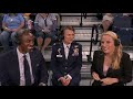Colonel Leslie A. Meher Joins Stephen Bardo and Lisa Byington at Halftime