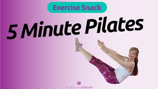 5 Minute Pilates For Women Over 50
