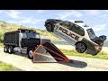 Crazy Police Chases #60 - BeamNG Drive Crashes