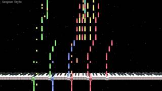 Midi Full Cover 싸이 Psy - Gangnam Style Midi Makernect Instrumental Karaoke