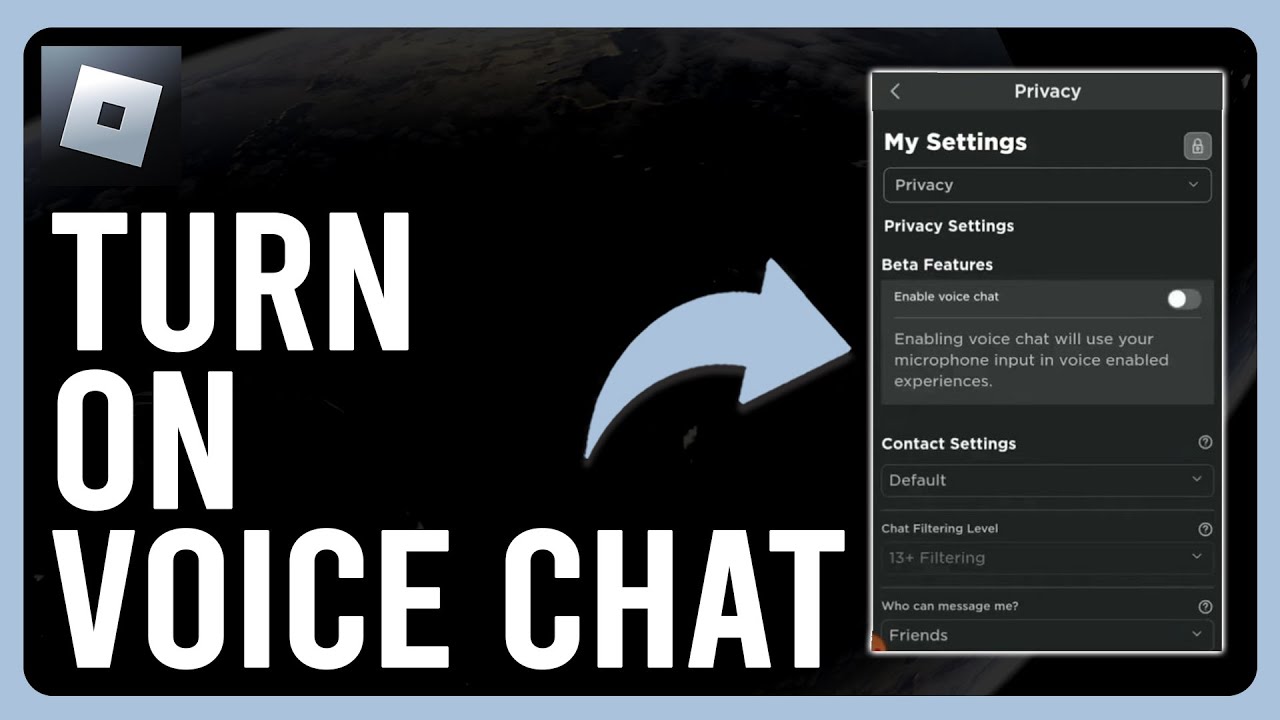How To Turn On Voice Chat In Roblox How To Enable Voice Chat In Roblox