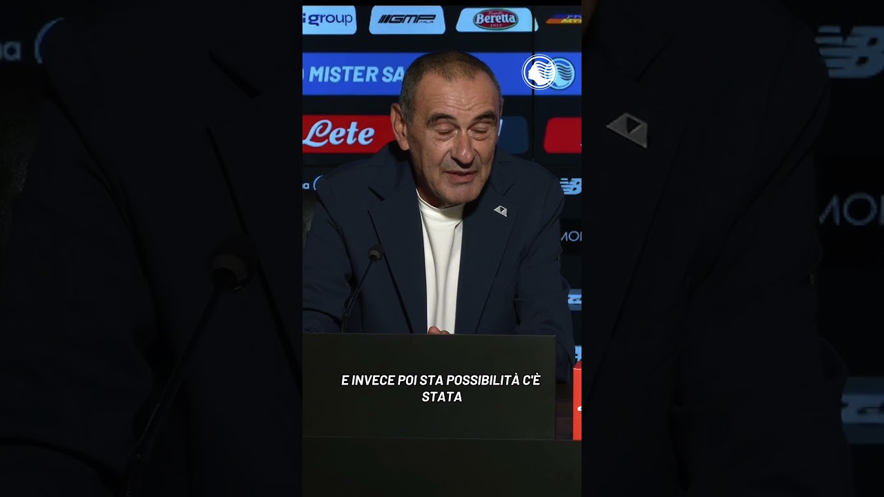 "Una stima che viene da lontano " 🎙⚫️🔵 #Sarri #Atalanta