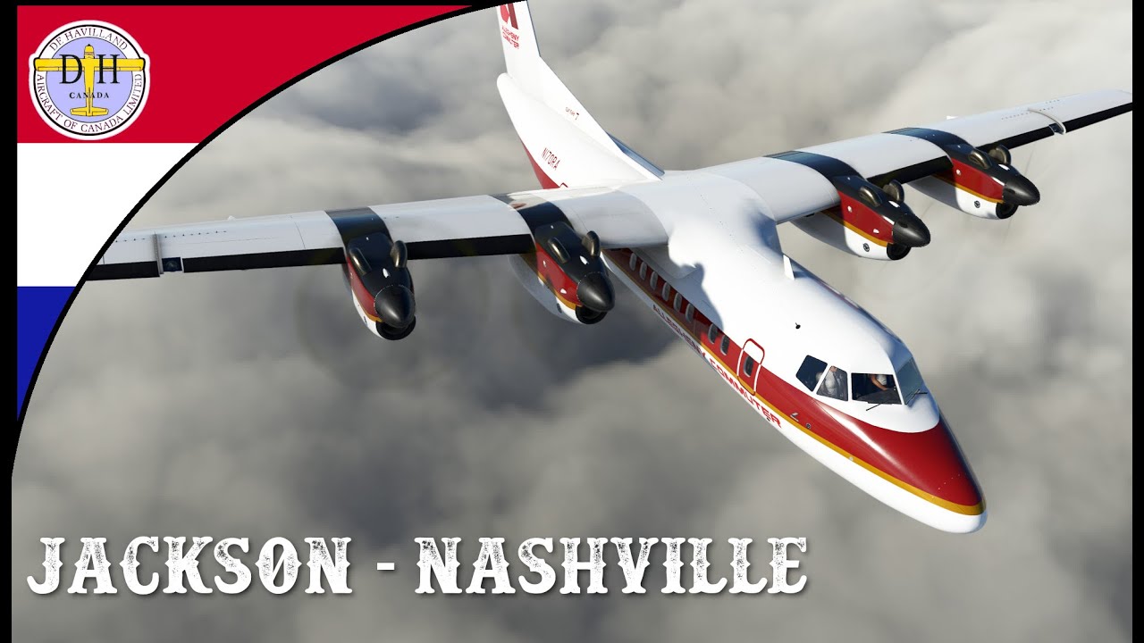 US State Capitals Tour Jackson to Nashville DHC Dash7 YouTube