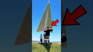 The biggest paper airplane ever!#paperairplane #usa #uk #tutorial #shorts