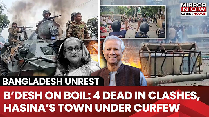বাংলাদেশের অস্থিরতা: হাসিনার নিজ শহরে হিংসাত্মক সংঘর্ষে 4 জন নিহত হন কারণ বিদ্রোহ সমাবেশে বিশৃঙ্খলা শুরু হয়