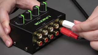 Linkfor Stereo Audio Mixer, Mini passive stereo mixer