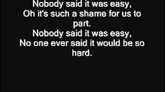 Coldplay - The scientist (Lyrics)