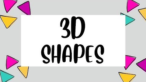 3D Shapes for Kids | Cube, Sphere, Cylinder, Cone & More | Easy Math Learning for Children @PAS2TV 