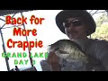 Grand Lake Fishing Day 3 Crappie White Bass &amp; Catfish!