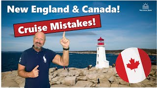 11 Mistakes to avoid so you won’t hate your Canada, New England Cruise! #cruise #cruiseship