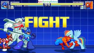Spider-Man And Rainbow Dash VS Rush Crew And Silver Samurai In A MUGEN Match / Battle / Fight screenshot 5