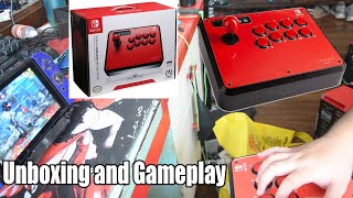 Power A Fusion Arcade Stick for Nintendo Switch Unboxing and gameplay