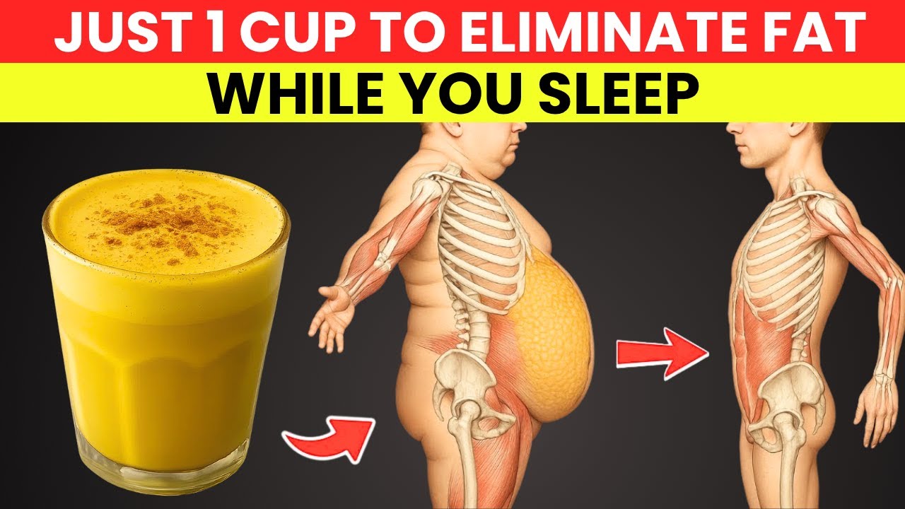 За 50? 1 чашка ЭТОГО перед сном мгновенно сжигает жир на животе! Здоровье пожилых людей