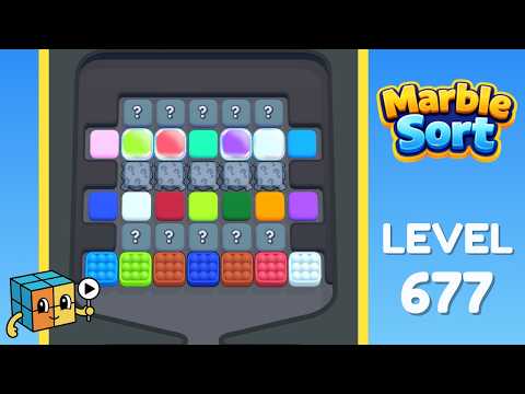 Marble Sort level 677 walkthrough video cover