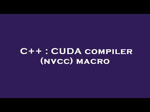 C++ : CUDA