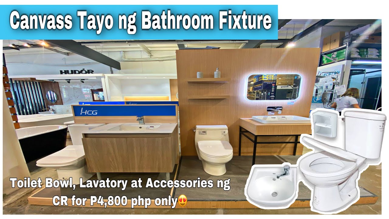 Canvass tayo ng Toilet bowl , Lavatory , Accessories ng CR atbp.. / Daming magaganda dito!
