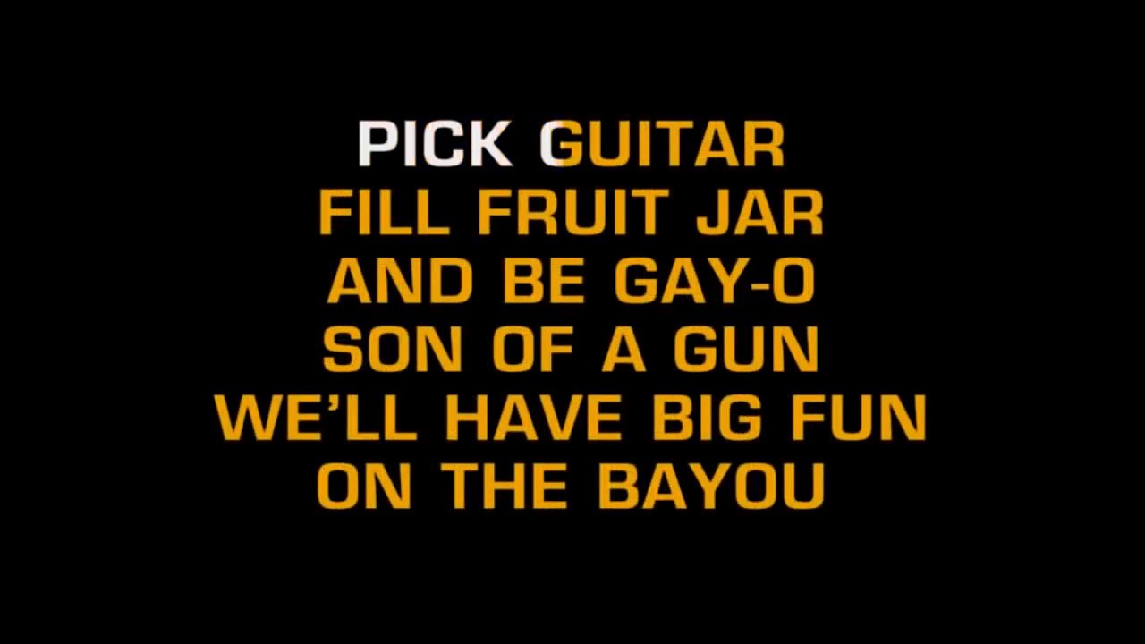 Jambalaya On The Bayou Hank Williams Karaoke YouTube