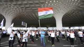 Breaking Free at T2 International Airport, Mumbai (Flash mob at T2 on Independence Day)