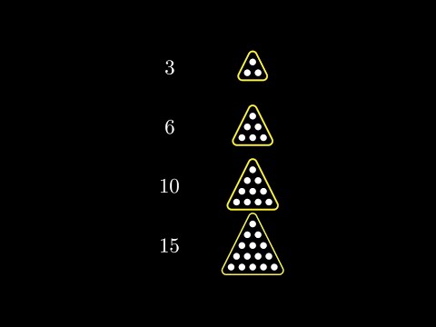 Triangle Numbers #maths