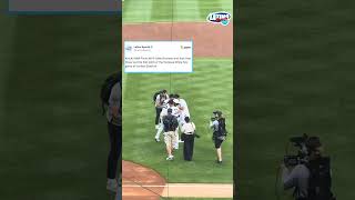 Knicks Jalen Brunson and Josh Hart First Pitch Live at Yankee Stadium 6/17/26 #mlb #nba #knicks #nyy