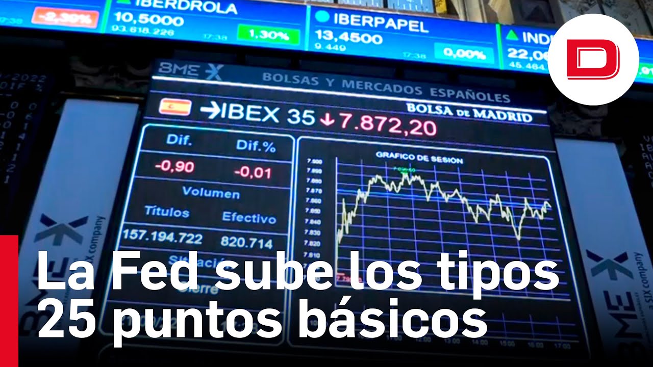 La Fed sube los tipos 25 puntos básicos y abre la puerta a una pausa ...