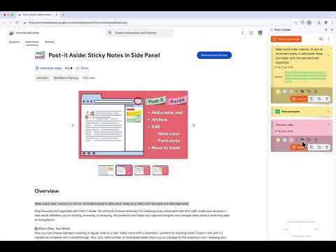 Sticky Snippets · Note-it Aside · Customer Service, Sales & IT Support video preview 2