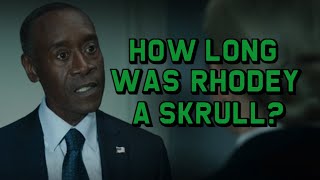 How Long Was Rhodey A Skrull?