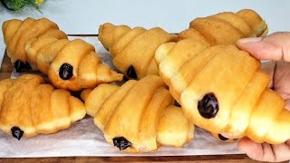 Soft, fluffy, and fluffy Croissant Donut Recipe Without a Mixer