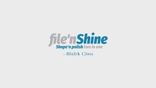 Blazek Glass File´nShine - 2 in 1 file & polisher (EN)