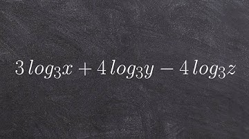 Condensing logarithmic expressions