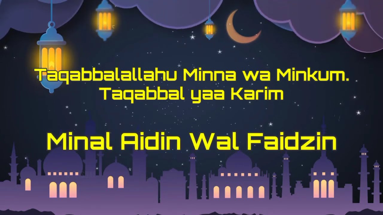 Free Video Ucapan Selamat Hari Raya Idul Fitri 1142 H
