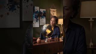 Replogle Orion 12-Inch Black Illuminated Desktop Globe