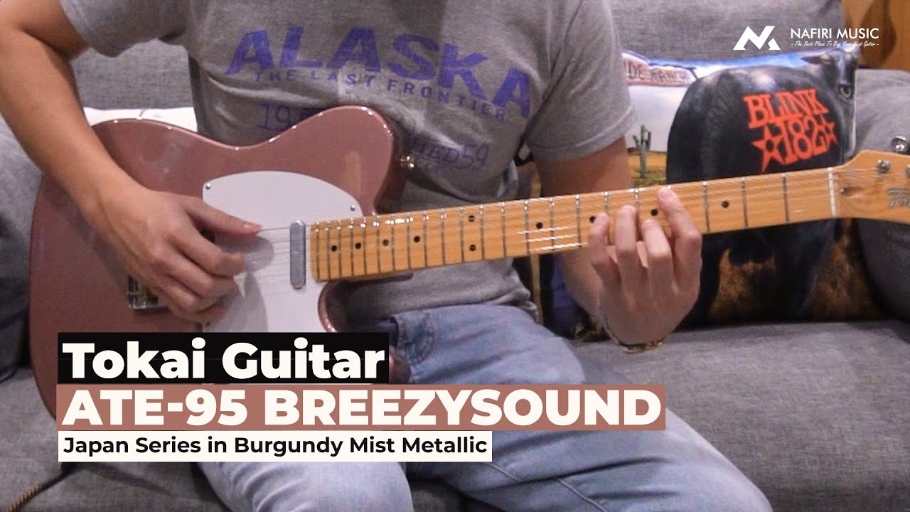 Tokai Guitar ATE-95 BGM/M Breezysound Japan in Burgundy Mist Metallic