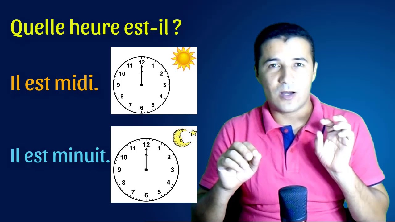 6 تعلم الفرنسية - الساعة - اولى اعدادي مع فرنشاوي