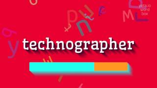 HOW TO PRONOUNCE TECHNOGRAPHER? #technographer screenshot 4