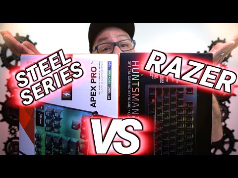 SteelSeries Apex Pro TKL VS Razer Huntsman TE, THE FASTEST GAMING KEYBOARDS!