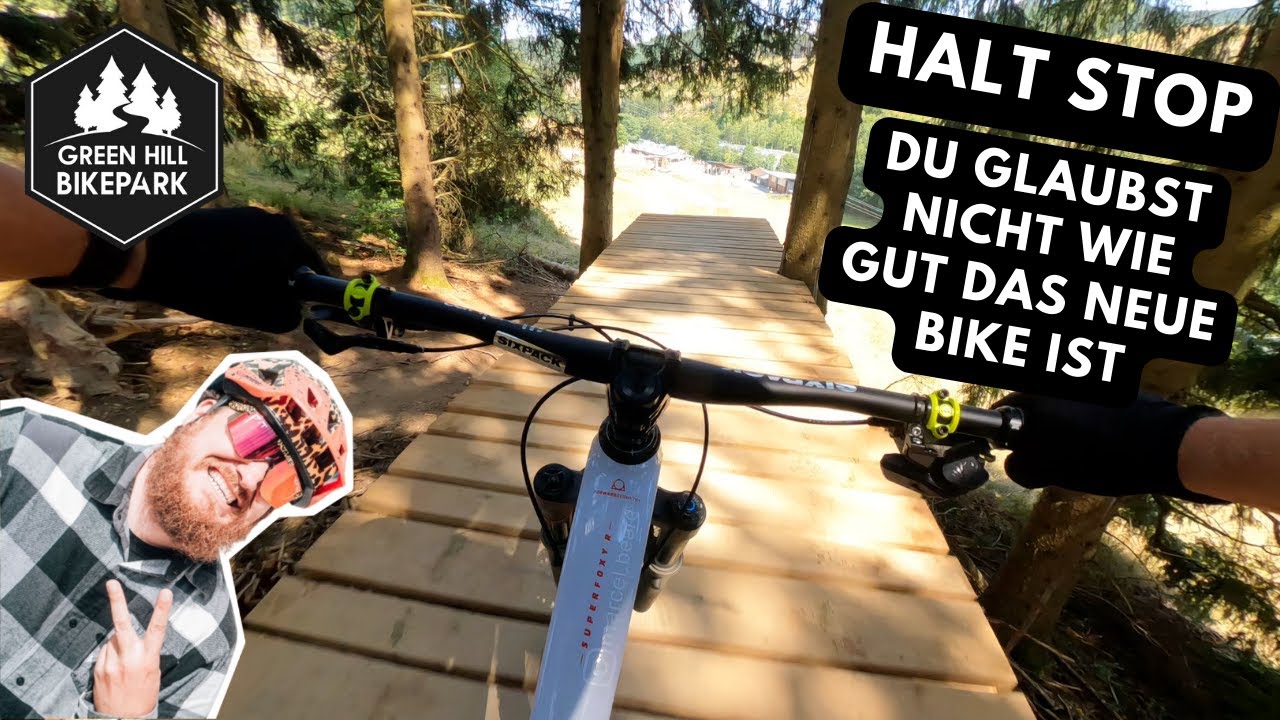 Green Hill Bikepark Bester Bikepark Jumpline Mondraker Superfoxy Testen YouTube