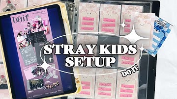 Setting up for Stray Kids DO IT! ☁️ | Binder Setup