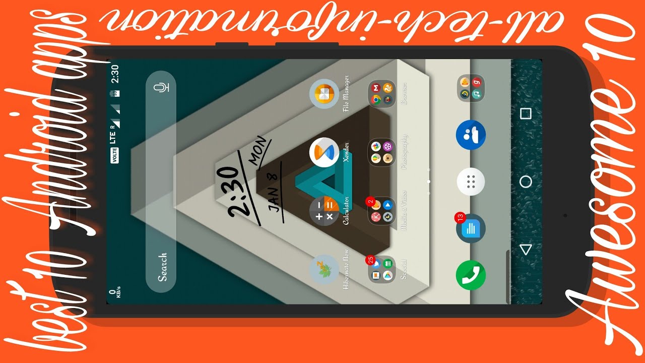 best 10 android apps in 2018 - YouTube