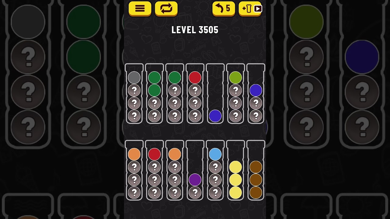 パズル Ball Sort Puzzle】Level.3505 - YouTube