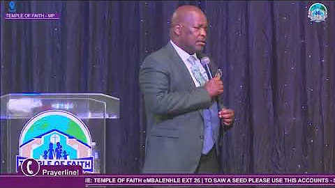 Dr SD Gumbi at Temple Of Faith PART 1