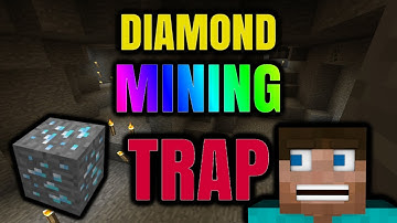 How to make a diamond mining trap in mcpe (difficulty:easy)