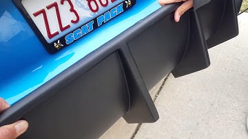 Installing the IKON Rear Diffuser on the Charger Scatpack