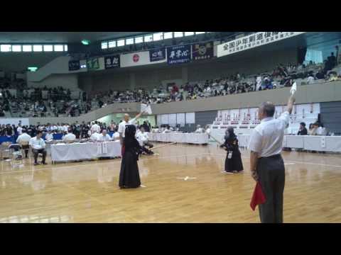 胡桃 28.8.13 神武館旗 個人戦4回戦