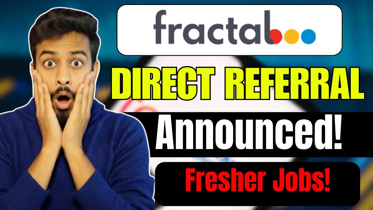 Fractal Direct Referral Drive Announced ! Biggest OFF Campus Hiring | 2026, 2025, 2024 Batch | Jobs