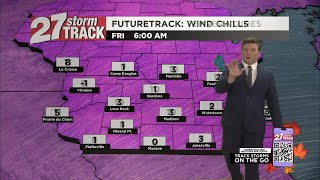 Tracking a chilly night ahead and a warmup on the way